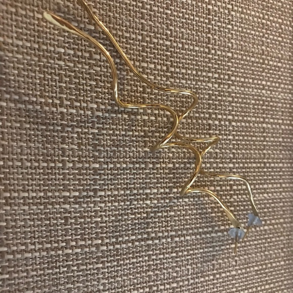 Fair Trade Brass Earrings - Picture 4 of 4